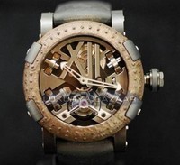 Romain Jerome Titanic-DNA - A la Grande rusted steel T-OXY III Tourbillon Steampunk / Black TO.T.ALG.OXY3R.BBBB.00