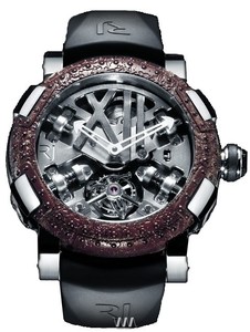 Romain Jerome Titanic-DNA - A la Grande rusted steel T-OXY III Tourbillon Steampunk / Steel TO.T.ALG.OXY3R.11BB.00