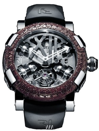 Romain Jerome Titanic-DNA - A la Grande rusted steel T-OXY III Tourbillon Steampunk / Steel TO.T.ALG.OXY3R.11BB.00