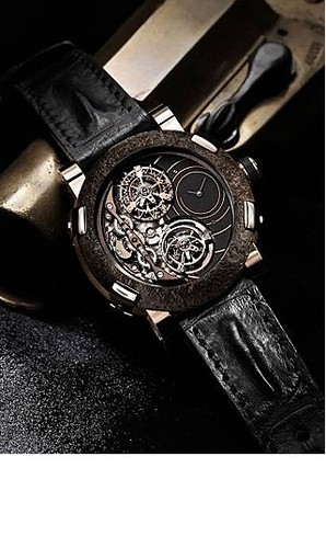 Romain Jerome Titanic-DNA - Day and Night Spiral (SS-PVD / Black Skeleton / Black Strap) DN.TS.OXY3.11BB.00