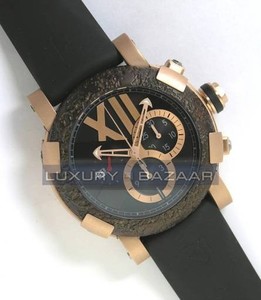 Romain Jerome Titanic-DNA - Rusted steel T-OXY III Chronograph/Pink Gold Mat CH.T.OXY4.2222M.00.BB