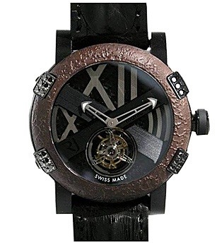 Romain Jerome Titanic-DNA - rusted steel T-OXY III Tourbillon / Black TO.T.OXY3.BBBB.10