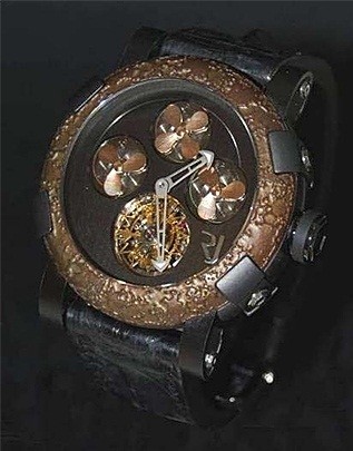 Romain Jerome Titanic-DNA - rusted steel T-OXY IV Tourbillon A Helices TO.TH.OXY4.BBBB.00