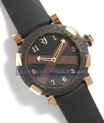 Romain Jerome Titanic-DNA – A la Grande rusted steel T-OXY III / Pink Gold T.ALG.OXY3R.22BB.00.BRCB