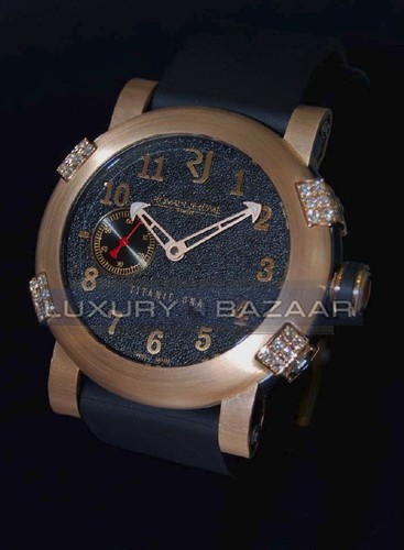 Romain Jerome Titanic-DNA – Pink Gold / Black T.222BB.11.BB