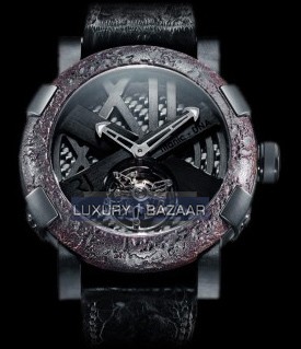 Romain Jerome Tourbillon Ultimate Black (SS-PVD /Skeleton / Black Strap) TO.T.OXY4.BBBB.00