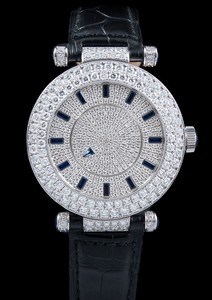 Franck Muller Ronde 42 DM D2R CD Blue Saphires Croco