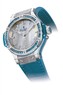 Hublot Big Bang Steel Tutti Frutti Blue (SS-Topaz / MOP / Gummy Alligator Strap) 361.SL.6010.LR.1907