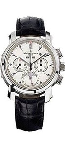 Vacheron Constantin Malte Perpetual Calendar Chronograph (Platinum / White / Leather) 47112/000p-8915