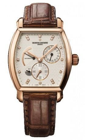 Vacheron Constantin Malte Tonneau Dual Time (RG / Silver) 47400/000R-9417