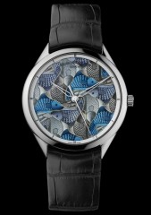 Vacheron Constantin Metiers d’Art Les Univers Infinis Fish (WG / Blue-Gray Enamel / Leather Strap) 86222/000G-9689