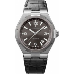 Vacheron Constantin Overseas 'Deep Stream' Automatic(SS-Titanium/Grey /Leather Strap) 47040/000M-9500