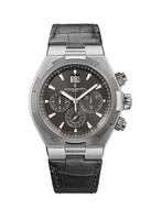 Vacheron Constantin Overseas 'Deep Stream' Chronograph (SS-Titanium/Grey /Leather Strap) 49150/000M-9501
