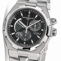 Vacheron Constantin Overseas Dual Time (SS / Black) 47450/B01A-9227