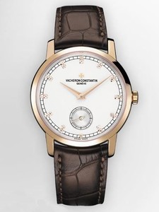 Vacheron Constantin Patrimone Traditionelle Hand Wound (RG / Silver / Diamonds) 82172/000R-9604