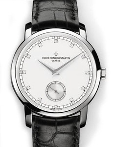 Vacheron Constantin Patrimone Traditionelle Hand Wound (WG / Silver / Diamonds) 82172/000G-9605