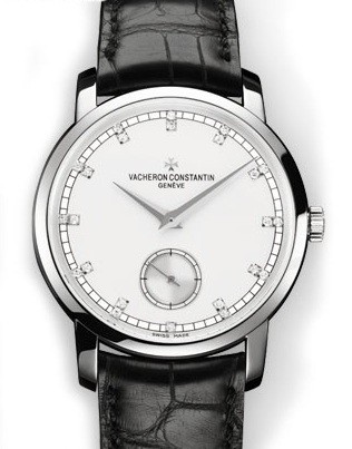 Vacheron Constantin Patrimone Traditionelle Hand Wound (WG / Silver / Diamonds) 82172/000G-9605