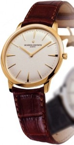 Vacheron Constantin Patrimony Grand Taille (18kt YG / Silver / Leather) 81180/000j-9118