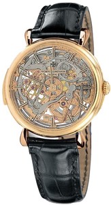 Vacheron Constantin Patrimony Skeleton Minute Repeater (RG / Skeleton / Leather) 30030/000R-8200