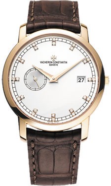 Vacheron Constantin Patrimony Traditionelle Automatic (RG / Silver / Diamonds) 87172/000R-9602