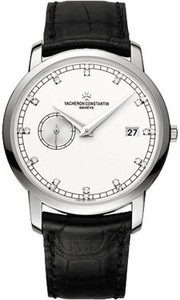 Vacheron Constantin Patrimony Traditionelle Automatic (WG / Silver / Diamonds) 87172/000G-9601