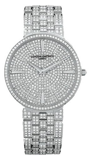 Vacheron Constantin Patrimony Traditionelle Full Pave (WG) 81575/V02G-9274
