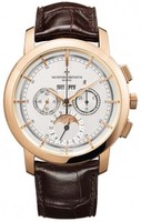 Vacheron Constantin Patrimony Traditionelle Perpetual Calendar Chronograph (RG/Silver/Leather) 47292/000R-9392