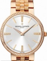Vacheron Constantin Patrimony Traditionnelle Gold Bracelet (PG / Silver / Diamonds) 81577/V01R-9271