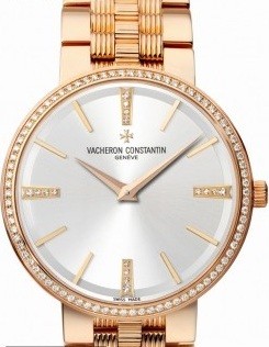 Vacheron Constantin Patrimony Traditionnelle Gold Bracelet (PG / Silver / Diamonds) 81577/V01R-9271