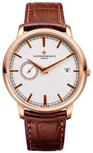 Vacheron Constantin Patrimony Traditionnelle Self-Winding (RG / Silver / Leather) 87172/000R-9302