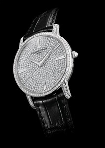 Vacheron Constantin Patrimony traditionnelle (WG-Full Pave/Leathes Strap) 81579/000G-9274