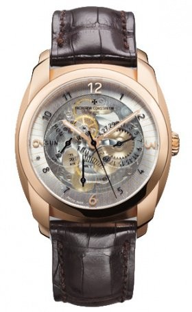 Vacheron Constantin Quai de l'Ile Day Date and Power Reserve(RG/Leather Strap) 85050/000R-9340