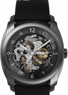 Vacheron Constantin Quai de l'Ile Day Date and Power Reserve(Titanium/Leather Strap) 85050/000T-9341