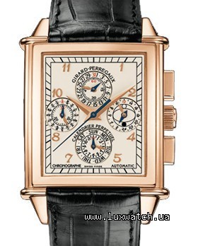Girard-Perregaux Vintage 1945 XXL Perpetual Calendar Chronograph 90270-52-821-BA6A