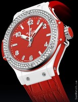 Hublot White Ceramic Red 361.HR.8510.LR.1104