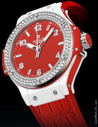 Hublot White Ceramic Red 361.HR.8510.LR.1104