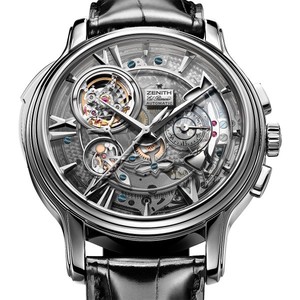 Zenith Academy Open Repetition Minutes (WG/Sapphire/Leather) 65.1260.4043/77.C611