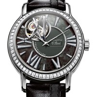 Zenith Academy Tourbillon (Platinum-Diamond/Black-MOP/Leather) 57.0241.4041/09.C596