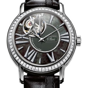 Zenith Academy Tourbillon (Platinum-Diamond/Black-MOP/Leather) 57.0241.4041/09.C596
