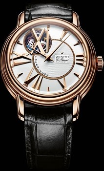 Zenith Academy Tourbillon (RG/Silver Guilloche/Leather) 18.0240.4041/01.C495