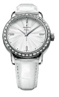Zenith Baby Star Elite (SS-Diamonds/White Guilloche/White Leather) 16.1220.67/02.C664