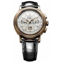 Zenith ChronoMaster Grande Date (RG/Silver Guilloche/Leather) 18.0240.4010/01.C495