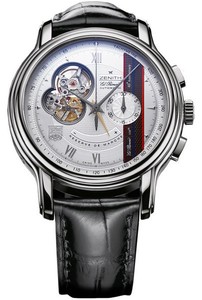 Zenith Chronomaster Open Anniversary (SS/Silver Guilloche/Leather) 03.1260.4021/69.C505