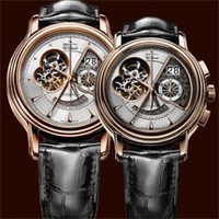 Zenith Chronomaster Open Gde Date (RG/Silver Guilloche/Leather) 18.1260.4039/01.C505