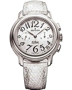 Zenith Chronomaster Star El Primero Diamonds (Silver / Steel / Leather) 16.1230.4002/01.c508