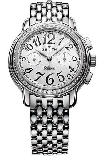 Zenith Chronomaster Star El Primero Diamonds (Silver / Steel / Steel) 16.1230.4002/01.m1230