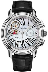 Zenith Chronomaster Star Open Love ( SS / Silver / Leather) 03.1230.4021/80.C672
