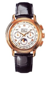 Zenith Chronomaster T (RG / Silver / Leather) 17.0240.410/01.c495