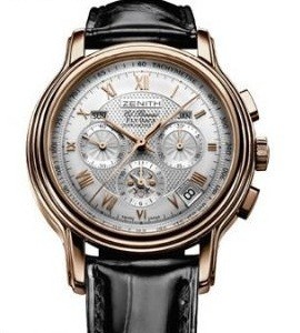 Zenith ChronoMaster XT Moonage (RG/Silver Guilloche/Leather) 18.1250.4009/01.C495.GB