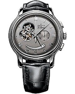 Zenith Chronomaster XXT Open (Steel / Cobalt Guilloche / Leather) 03.1260.4021/76.C505